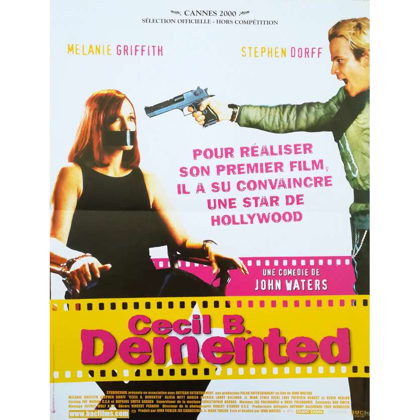 CECIL B. DEMENTED Original Movie Poster - 15x21 in. - 2000 - John Waters, Melanie Griffith
