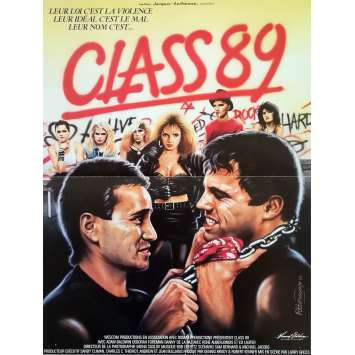CLASS 89 Original Movie Poster - 15x21 in. - 1986 - Larry Gross, Adam Baldwin