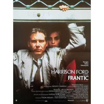 FRANTIC Original Movie Poster - 15x21 in. - 1988 - Roman Polanski, Harrison Ford
