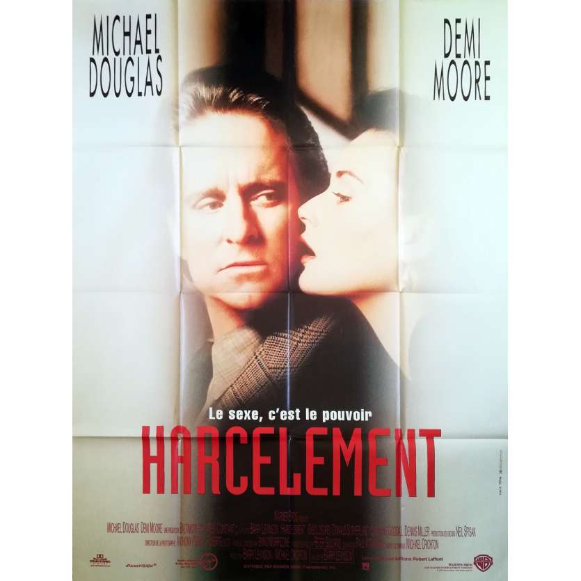 HARCELEMENT Affiche de film Mod B - 120x160 cm. - 1994 - Demi Moore, Barry Levinson