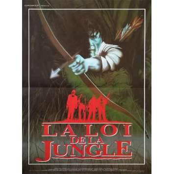 LA LOI DE LA JUNGLE Affiche de film - 40x60 cm. - 1986 - James Remar, Clay Borris