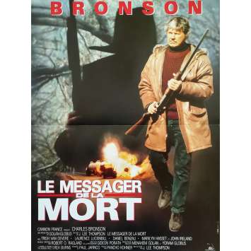 MESSENGER OF DEATH Original Movie Poster - 15x21 in. - 1988 - J. Lee Thomson, Charles Bronson