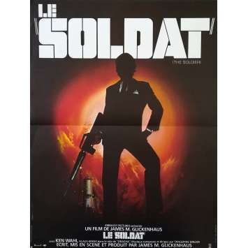 THE SOLDIER Original Movie Poster - 15x21 in. - 1982 - James Glickenhaus, Ken Wahl