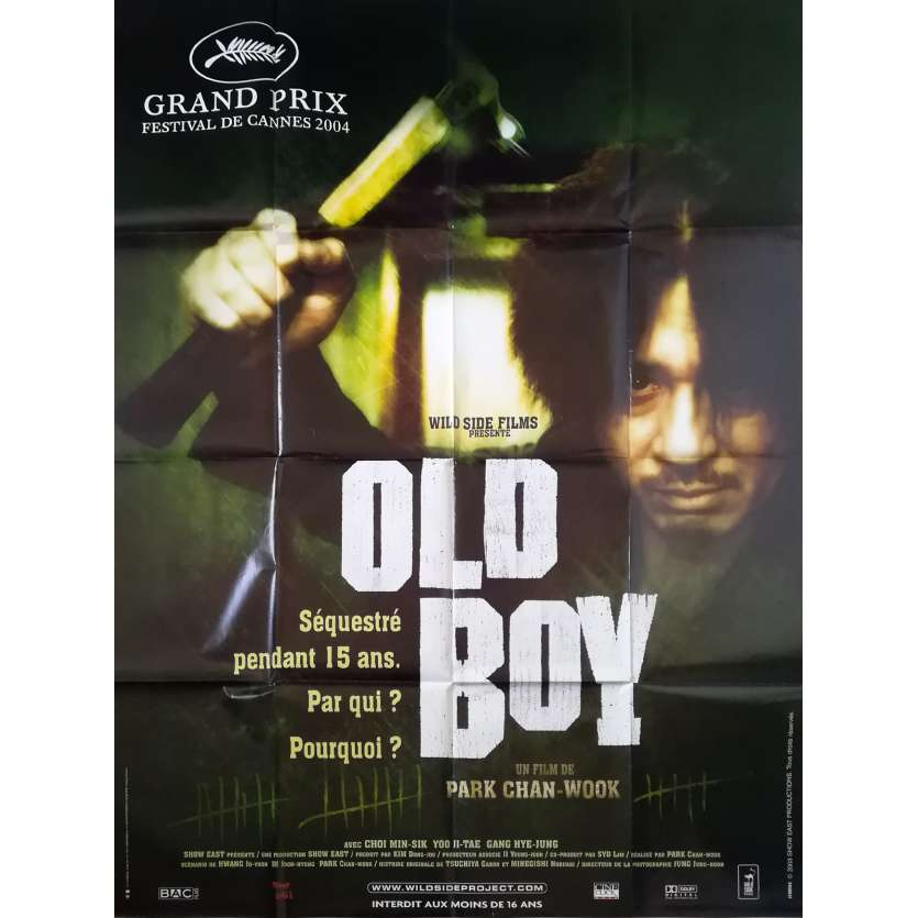 OLDBOY Original Movie Poster  - 47x63 in. - 2003 - Chan-Wook Park, Min-Sik Choi