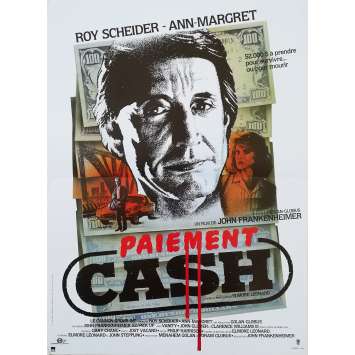 PAIEMENT CASH Affiche de film - 40x60 cm. - 1986 - Roy Sheider, John Frankenheimer