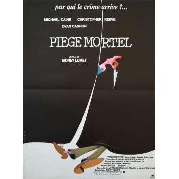 PIEGE MORTEL Affiche de film - 40x60 cm. - 1982 - Michael Caine, Christopher Reeve, Sidney Lumet