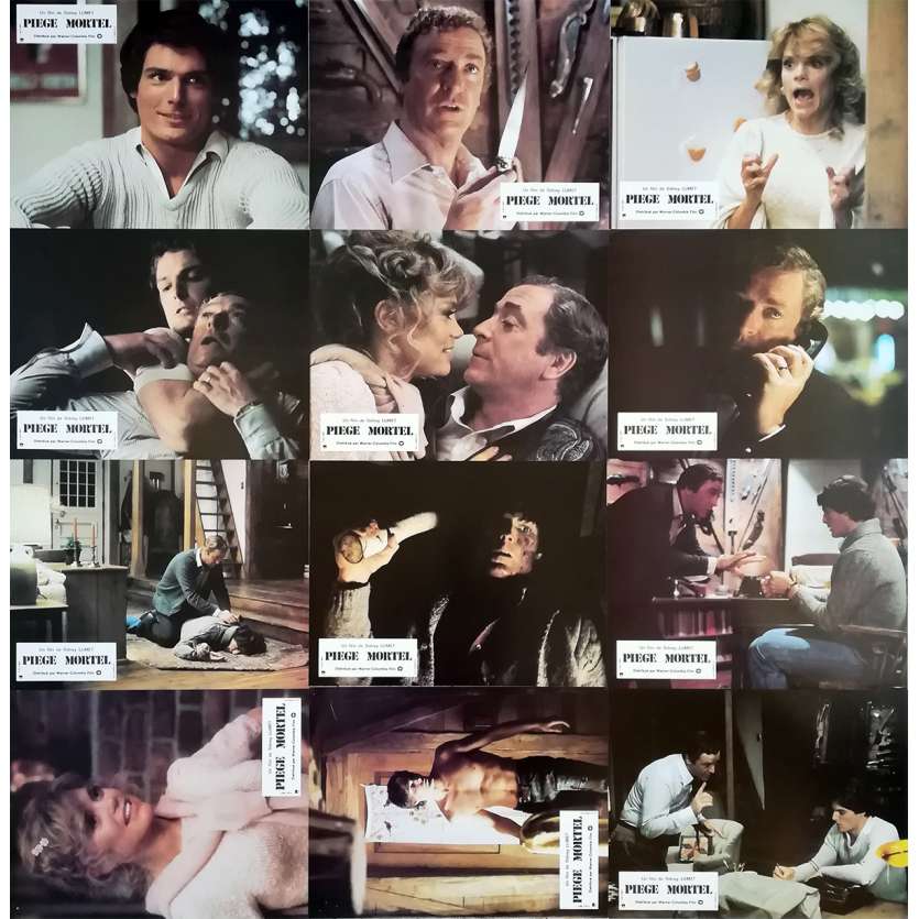 PIEGE MORTEL Photos de film x12 - 21x30 cm. - 1982 - Michael Caine, Christopher Reeve, Sidney Lumet
