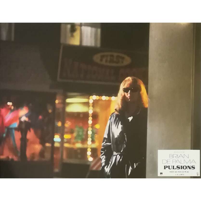 PULSIONS Photo de film N02 - 21x30 cm. - 1980 - Michael Caine, Brian de Palma