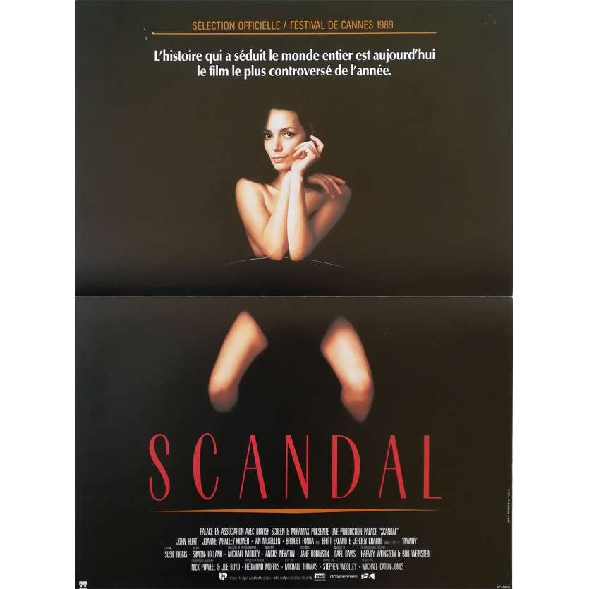 SCANDAL Affiche de film  - 40x60 cm. - 1989 - John Hurt, Michael Caton-Jones