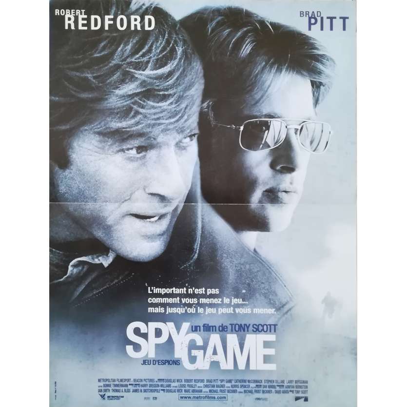 SPY GAME Original Movie Poster  - 15x21 in. - 2001 - Tony Scott, Robert Redford