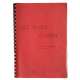 RED WEDDING French Signed Movie Script  9x12 - 1973 - Claude Chabrol, Stéphane Audran
