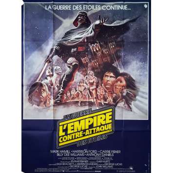 STAR WARS - EMPIRE STRIKES BACK Original Movie Poster - 47x63 in. - 1980 - George Lucas, Harrison Ford STAR WARS - EMPIRE STRIKES BACK Original Movie Poster - 47x63 in. - 1980 - George Lucas, Harrison Ford