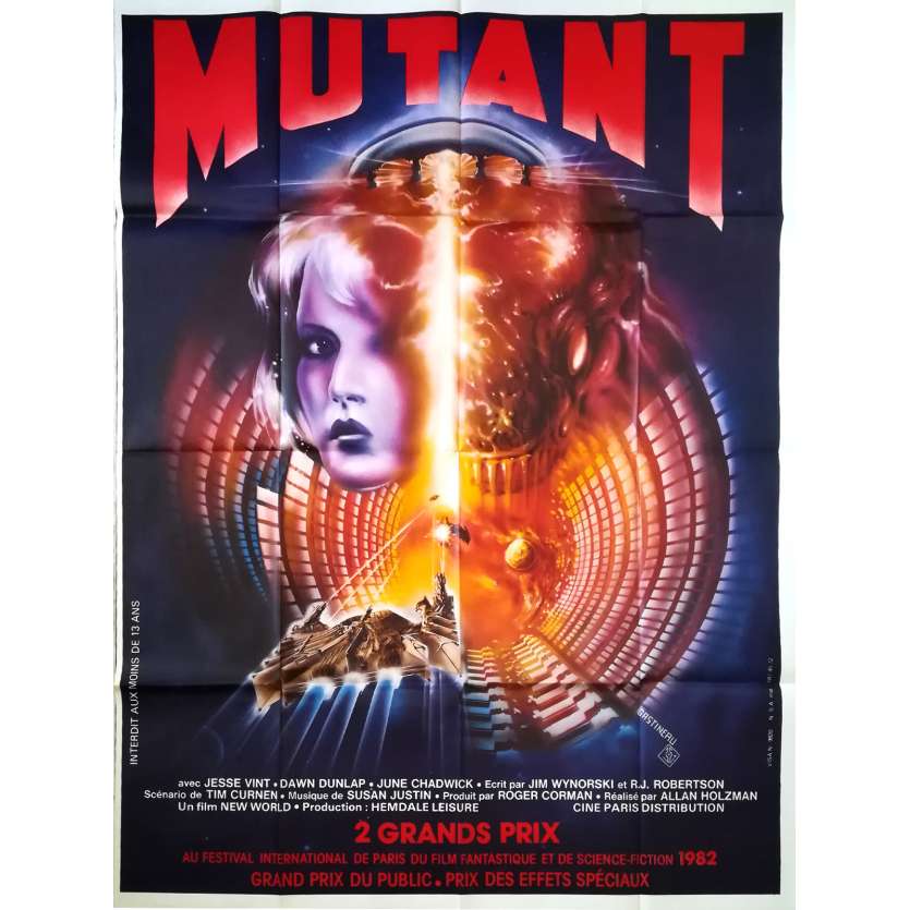 MUTANT Affiche de film - 120x160 cm. - 1982 - Jesse Vint, Allan Holzman