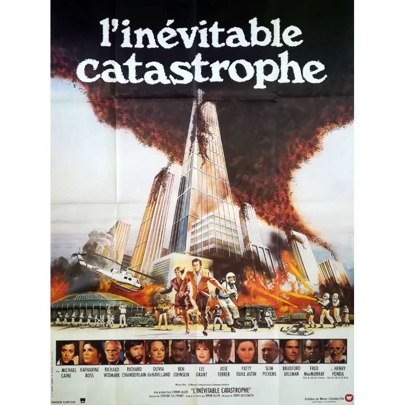 L'INEVITABLE CATASTROPHE Affiche de film - 120x160 cm. - 1978 - Michael Caine, Irwin Allen