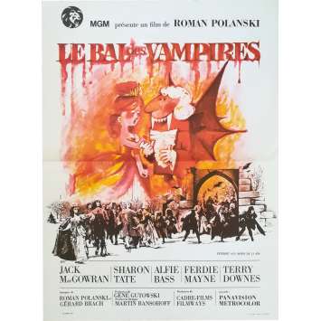LE BAL DES VAMPIRES Affiche de film - 40x60 cm. - R1970 - Sharon Tate, Roman Polanski