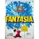 FANTASIA Original Movie Poster  - 47x63 in. - R1982 - Walt Disney, Deems Taylor