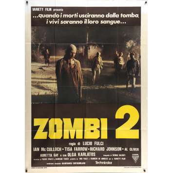L'ENFER DES ZOMBIES Affiche de film - 100x140 cm. - 1979 - Tisa Farrow, Lucio Fulci L'ENFER DES ZOMBIES Affiche de film - 100x140 cm. - 1979 - Tisa Farrow, Lucio Fulci