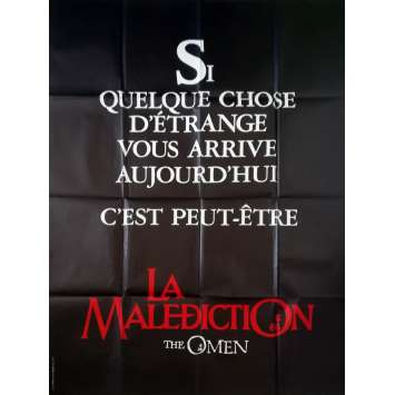 LA MALEDICTION Affiche de film Teaser - 120x160 cm. - 1979 - Gregory Peck, Richard Donner