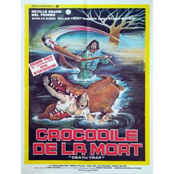 LE CROCODILE DE LA MORT Affiche de film - 60x80 cm. - 1976 - Neville Brand, Tobe Hooper