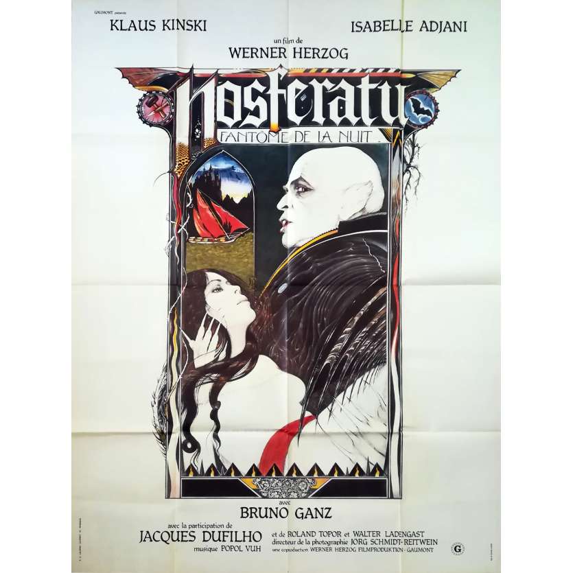 NOSFERATU Original Movie Poster - 47x63 in. - 1979 - Werner Herzog, Klaus Kinski
