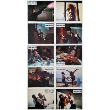 MEAN FRANCK AND CRAZY TONY Original Lobby Cards x16 - 9x12 in. - 1973 - Michele Lupo, Lee Van Cleef, Edwige Fenech