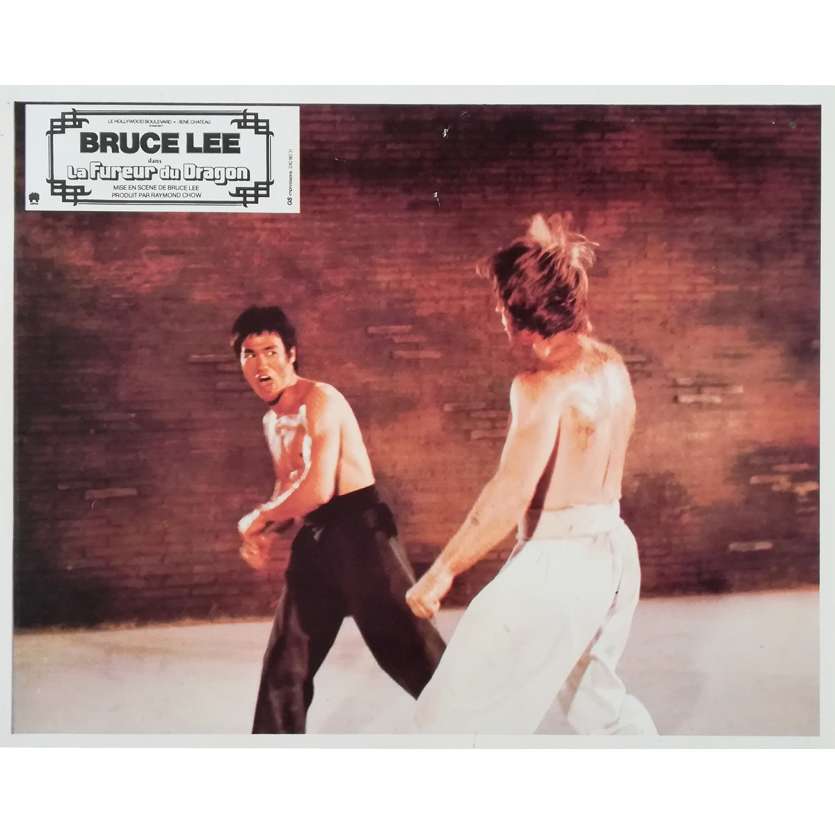 LA FUREUR DU DRAGON Photo de film N06 - 21x30 cm. - 1974 - Bruce Lee, Chuck Norris, Bruce Lee