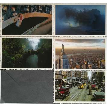KING KONG Vintage Postcards lot x5 - 3,5x5,5 in. - 2005 - Peter Jackson, Fay Wray