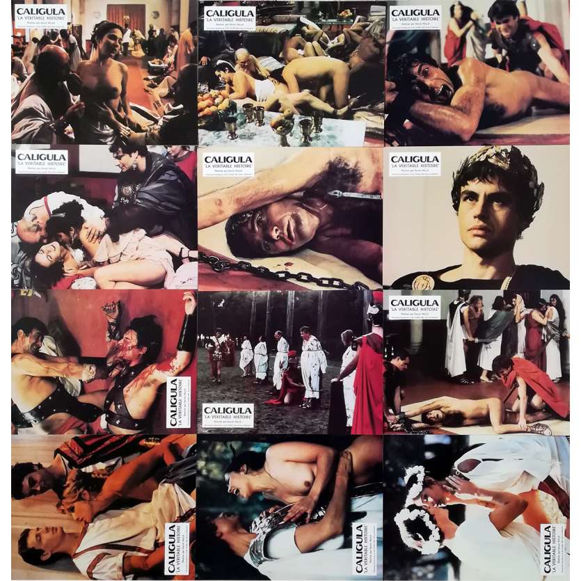 CALIGULA LA VERITABLE HISTOIRE Photos de film x12 - 21x30 cm. - 1983 - Laura Gemser, Joe D'Amato