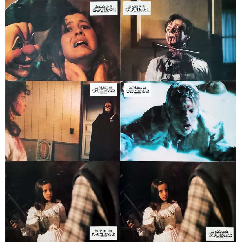 GHOSTHOUSE Original Lobby Cards x5 - 9x12 in. - 1988 - Umberto Lenzi, Lara Wendel