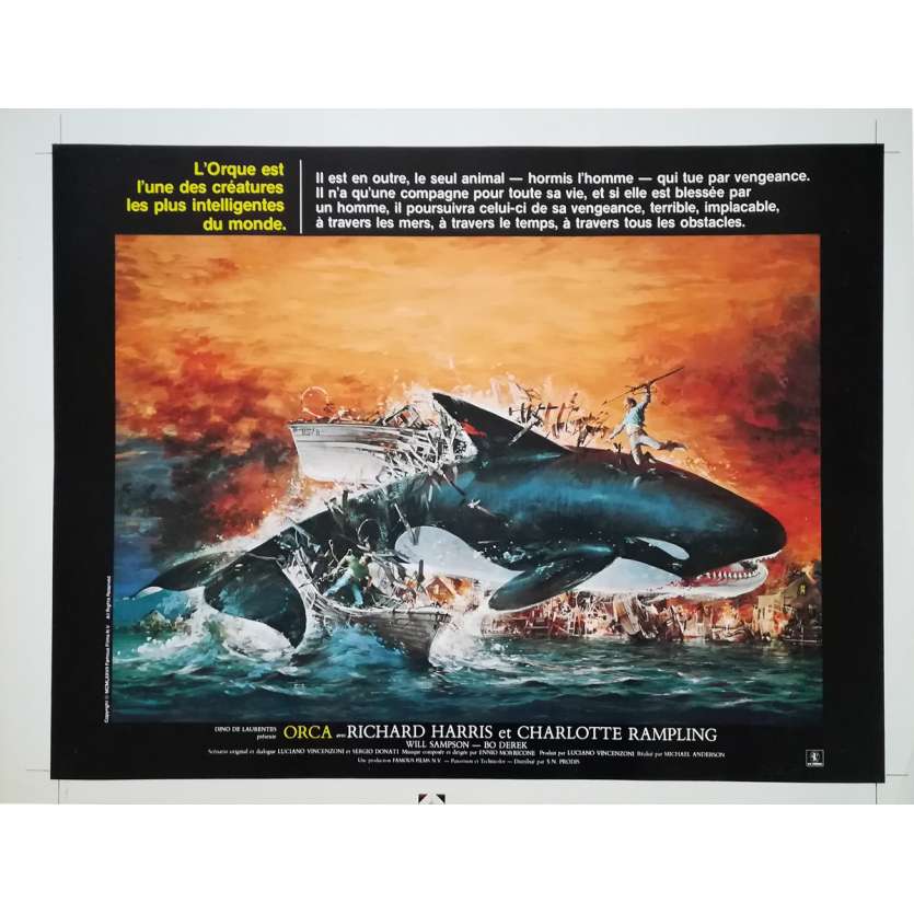 ORCA Artwork - 40x60 cm. - 1977 - Richard Harris, Michael Anderson