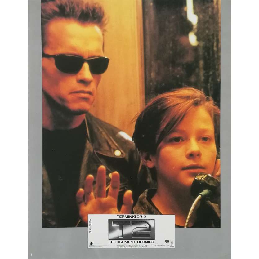 TERMINATOR 2 Original Lobby Card N08 - 9x12 in. - 1992 - James Cameron, Arnold Schwarzenegger