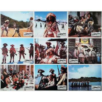 VIVA O'CANGACEIRO Original Lobby Cards x9 - 9x12 in. - 1970 - Giovanni Fago, Tomas Milian