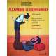 VERY HAPPY ALEXANDER Original Movie Poster - 47x63 in. - 1968 - Yves Robert, Philippe Noiret
