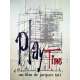 PLAYTIME Original Movie Poster  - 47x63 in. - 1967 - Jacques Tati, Rita Maiden