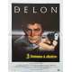 THREE MEN TO KILL Original Movie Poster  - 15x21 in. - 1980 - Jacques Deray, Alain Delon