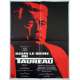 SOUS LE SIGNE DU TAUREAU Affiche de film  - 60x80 cm. - 1969 - Jean Gabin, Gilles Grangier