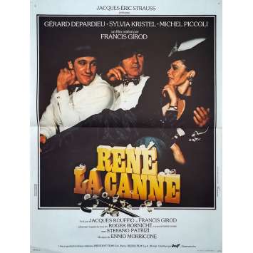 RENE LA CANNE Affiche de film - 40x60 cm. - 1977 - Gérard Depardieu, Francis Girod