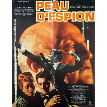 PEAU D'ESPION Affiche de film - 60x80 cm. - 1967 - Louis Jourdan, Edouard Molinaro