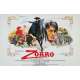 ZORRO Original Herald 4p - 10x12 in. - 1975 - Duccio Tessari, Alain Delon