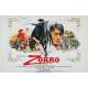 ZORRO Synopsis 4p - 24x30 cm. - 1975 - Alain Delon, Duccio Tessari