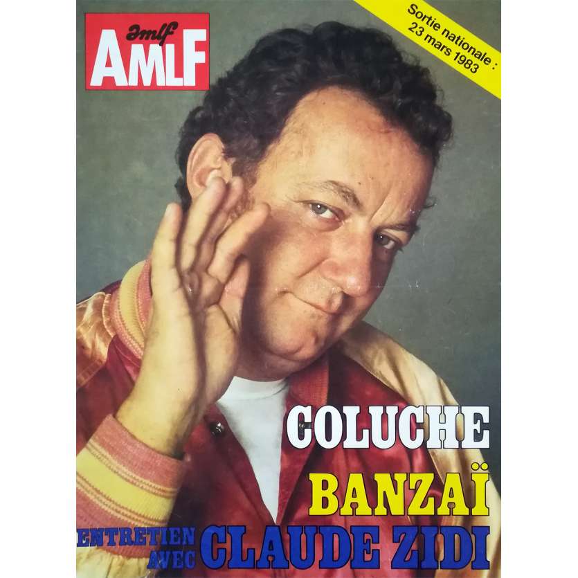 BANZAI Dossier de presse 4p - 24x30 cm. - 1983 - Coluche, Claude Zidi