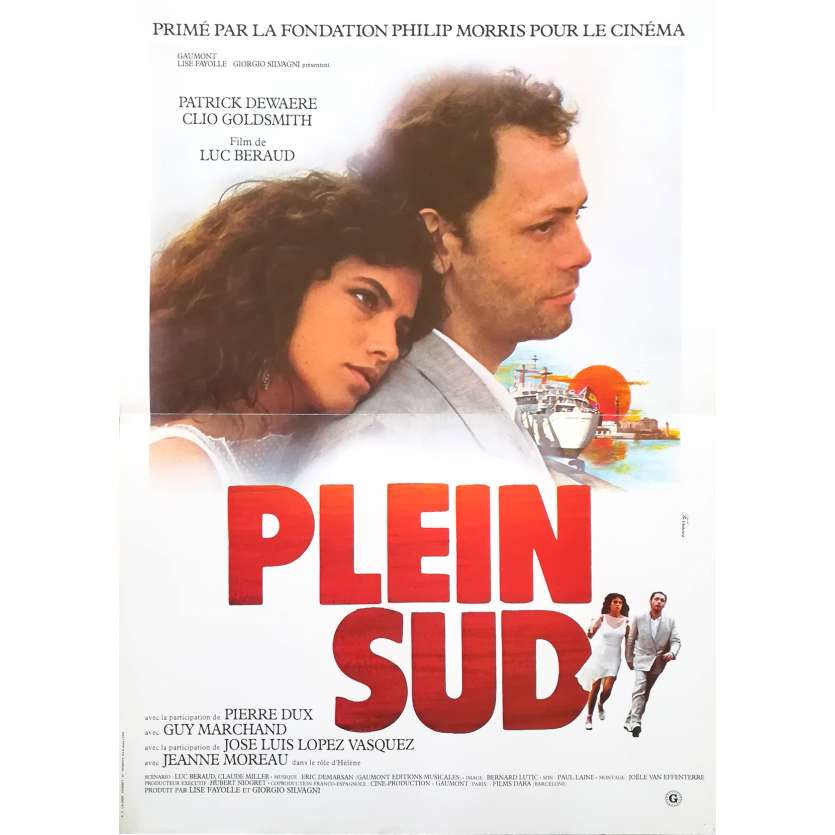 PLEIN SUD Affiche de film - 40x60 cm. - 1981 - Patrick Dewaere, Luc Béreau