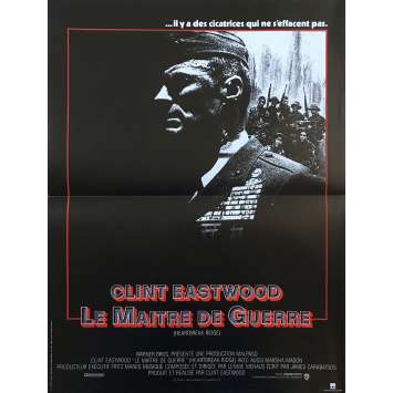 LE MAITRE DE GUERRE Affiche de film 40x60 - 1986 - Everett McGill, Clint Eastwood