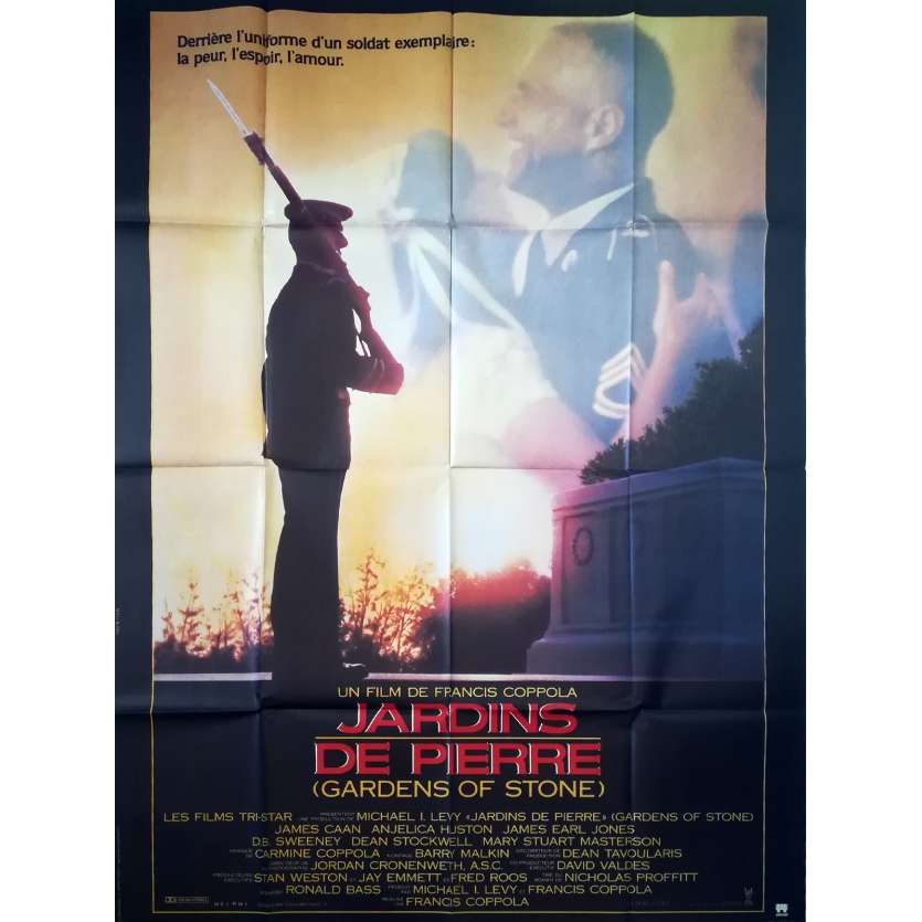 JARDINS DE PIERRE Affiche de film - 120x160 cm. - 1987 - James Caan, Francis Ford Coppola