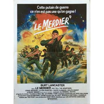 GO TELL THE SPARTANS Original Movie Poster - 15x21 in. - 1978 - Ted Post, Burt Lancaster