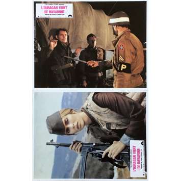 L'OURAGAN VIENT DE NAVARONE Photos de film x2 - 21x30 cm. - 1978 - Harrison Ford, Guy Hamilton