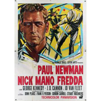 LUKE LA MAIN FROIDE Affiche de film - 140x200 cm. - 1967 - Paul Newman, Stuart Rosenberg LUKE LA MAIN FROIDE Affiche de film - 140x200 cm. - 1967 - Paul Newman, Stuart Rosenberg