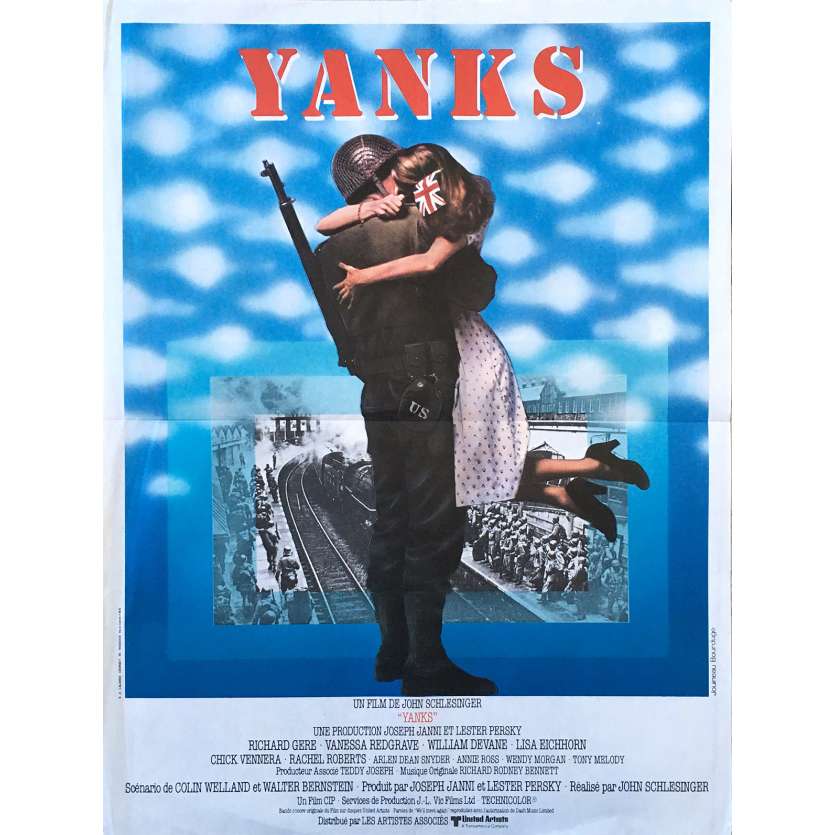 YANKS Affiche de film - 40x60 cm. - 1979 - Richard Gere, John Schlesinger