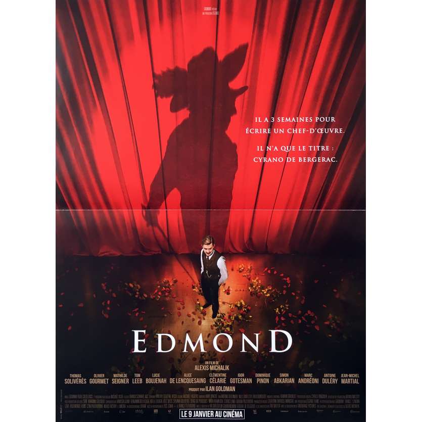 EDMOND Affiche de film - 40x60 cm. - 2018 - Thomas Solivérès, Alexis Michalik