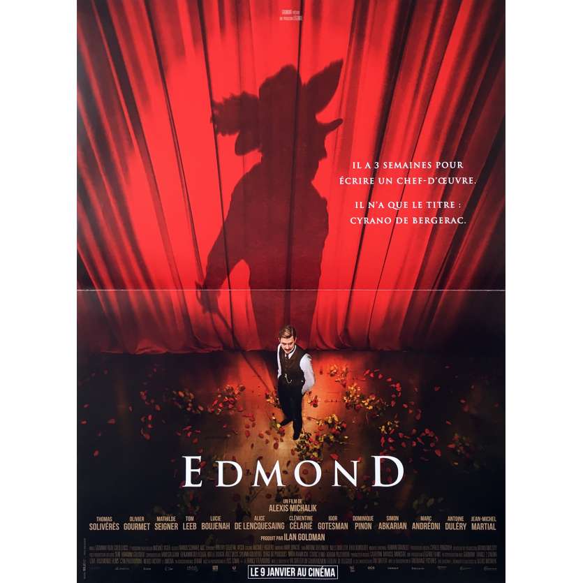 EDMOND Affiche de film  - 40x60 cm. - 2018 - Thomas Solivérès, Alexis Michalik